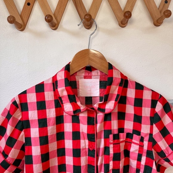 Ban.do Buffalo Plaid Pajama Top - Picture 2 of 10